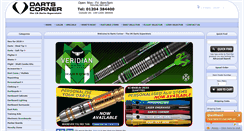 Desktop Screenshot of dartscorner.co.uk